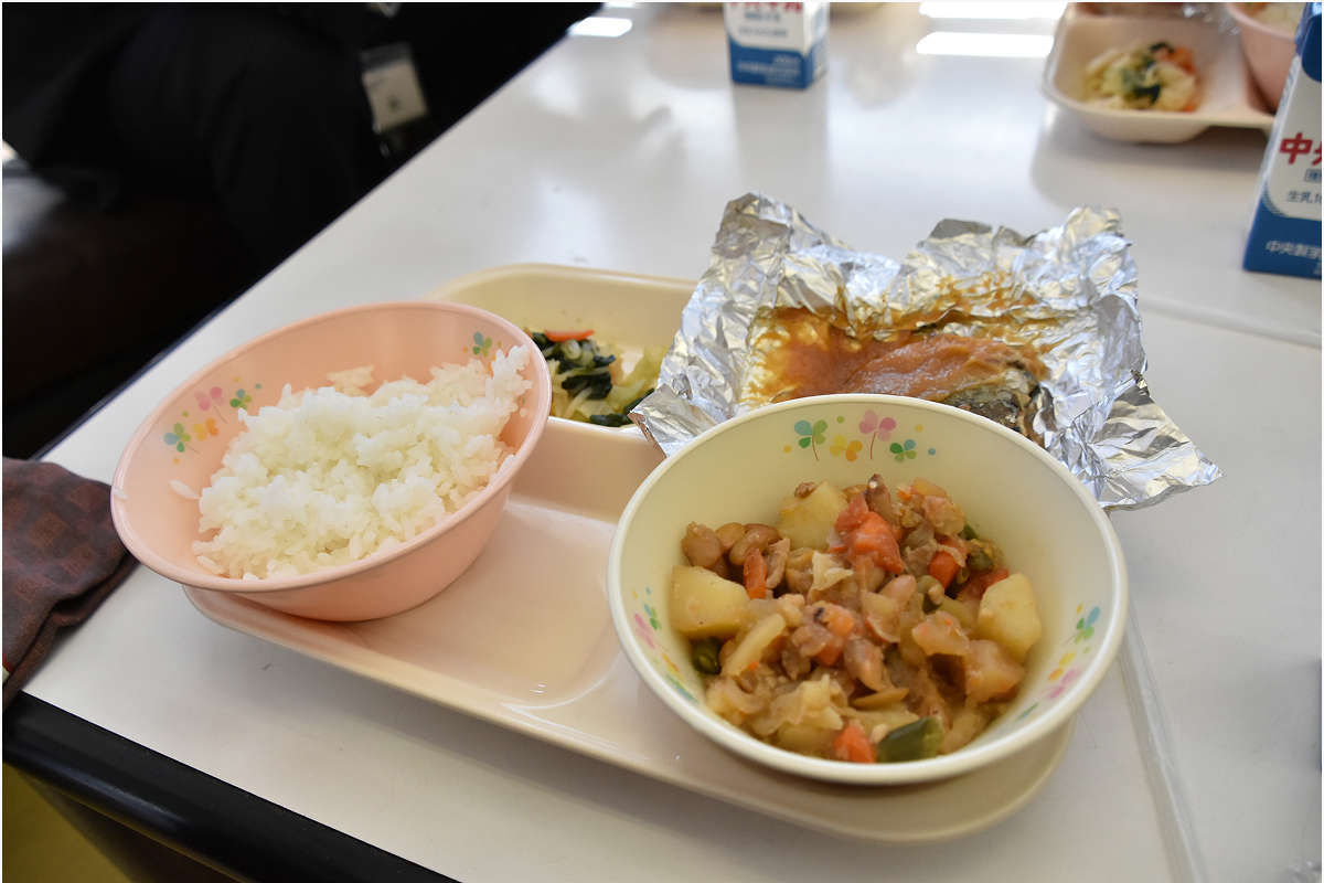 School lunch at Okazaki City, Aichi